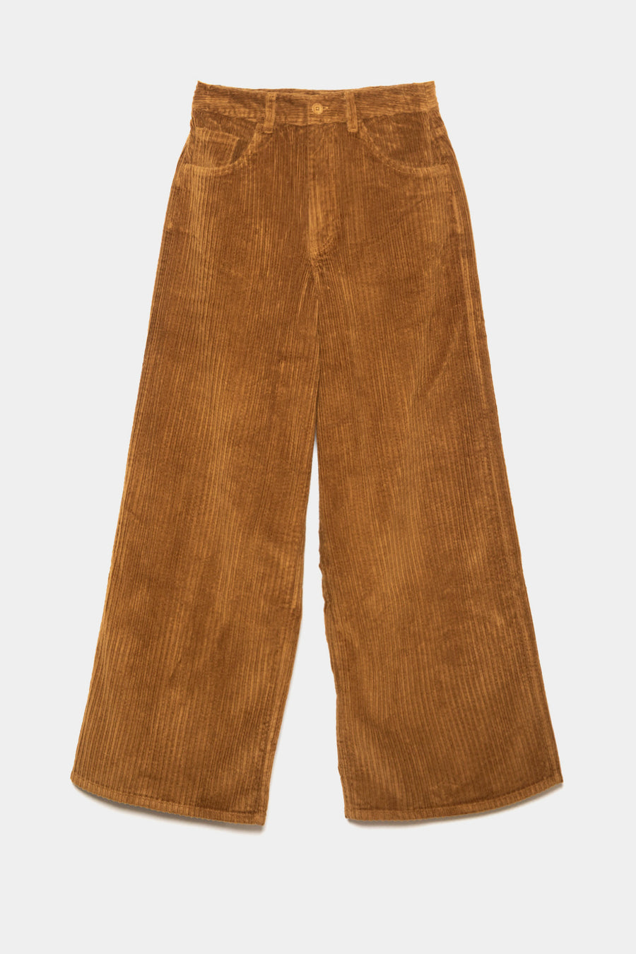 Pantalone Thinking Mu in velluto senape hedda