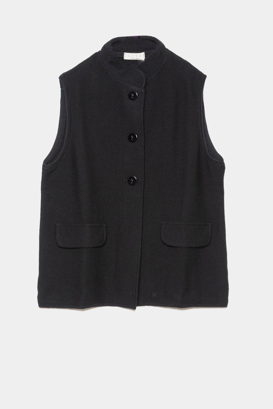 Gilet Siyu nero K TWILL 1303