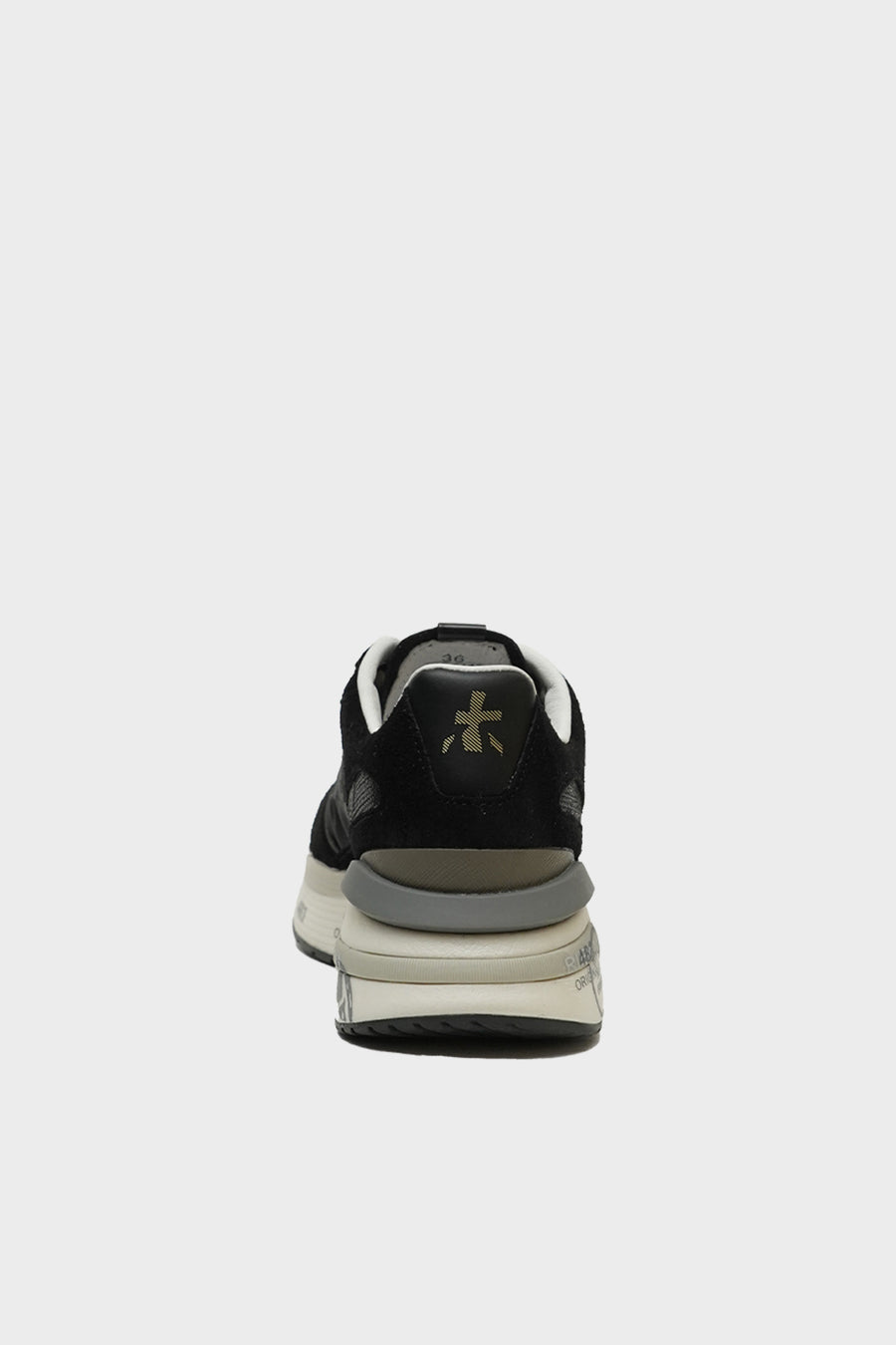 Sneakers Premiata in camoscio e tessuto nero  MOERUND 6443