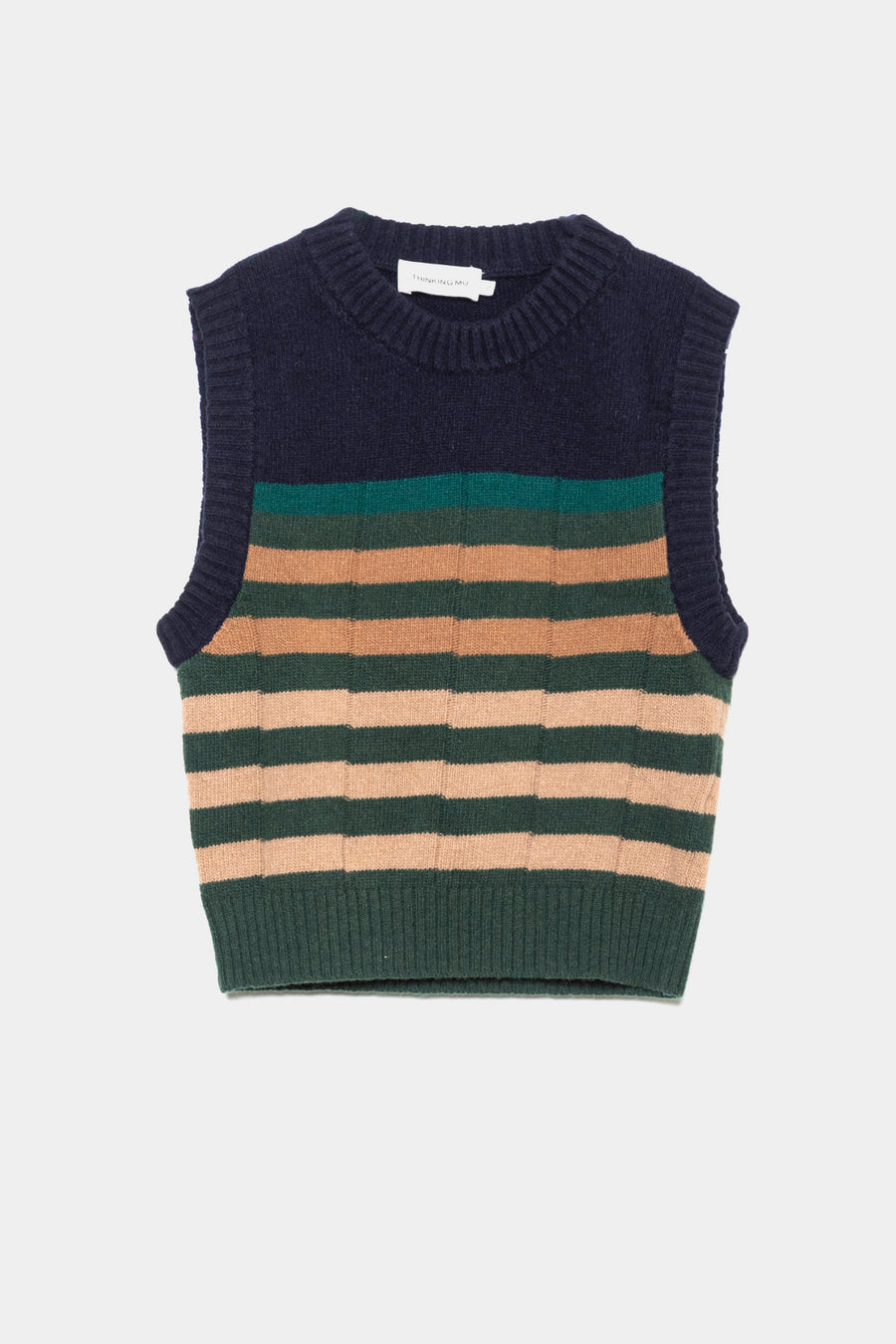 Gilet Thinking Mu verde multi sherry