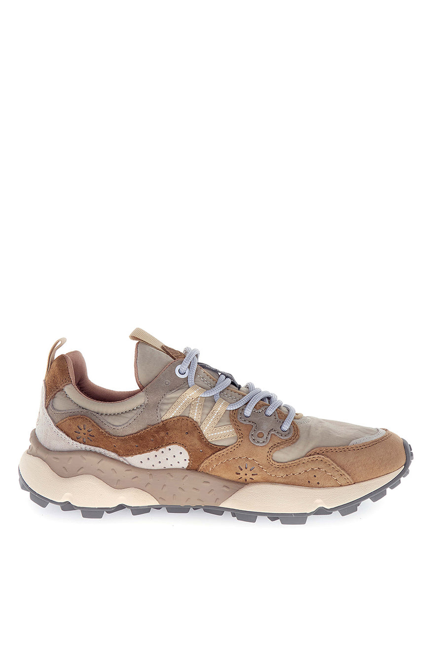 Sneakers Flower Mountain mud beige grey Yamano 3
