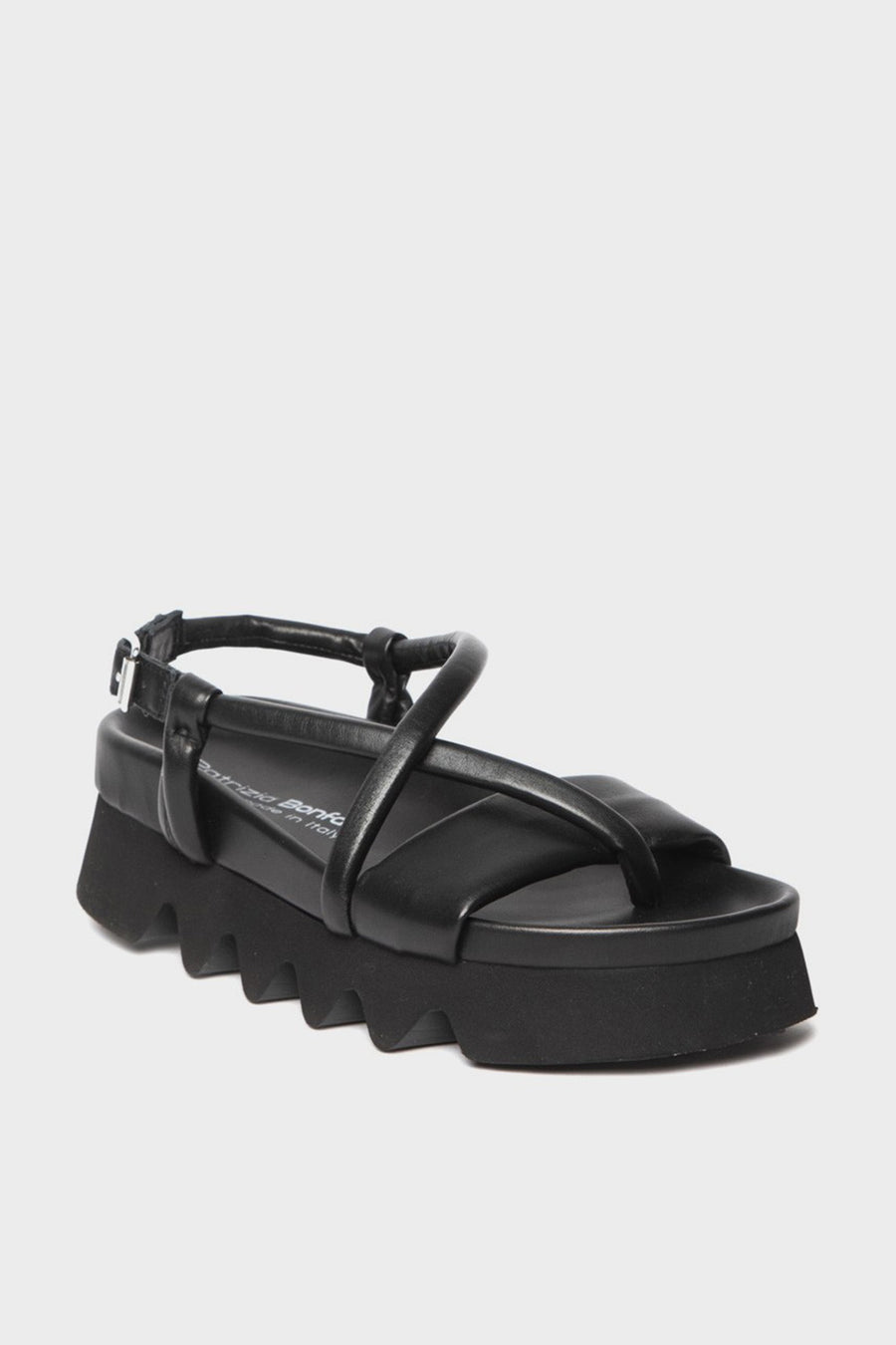 Sandalo Patrizia Bonfanti onde black yasuyasu