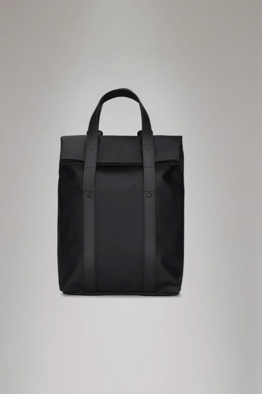 Zaino Rains black WAY TOTE BACK PACK MINI