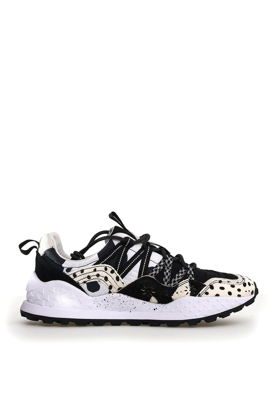 Sneakers Flower Mountain white e black washi