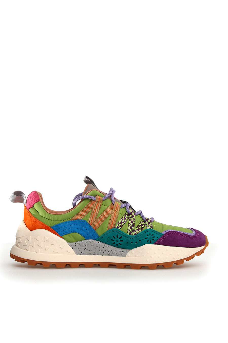 Sneakers Flower Mountain orange e fuxia washi