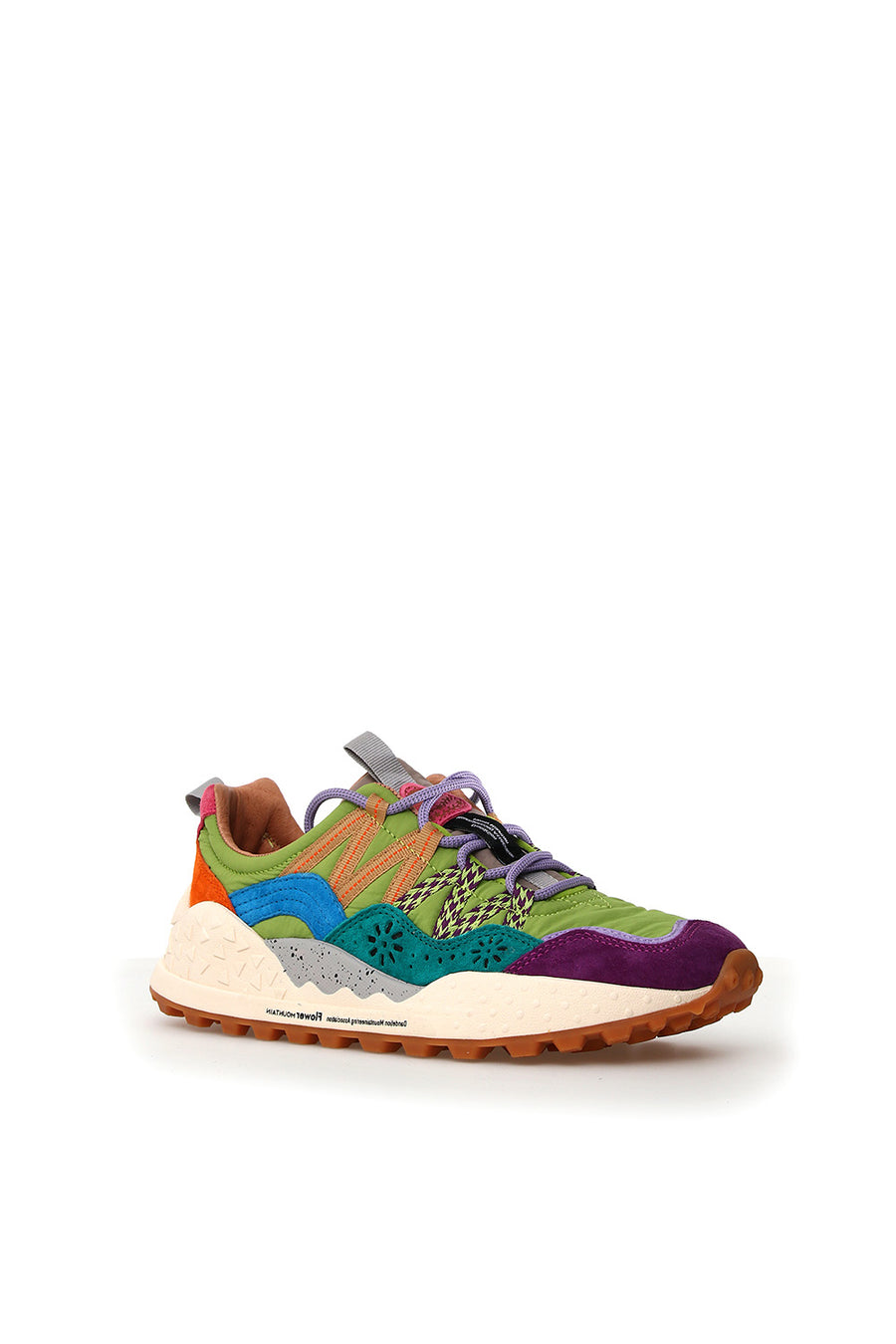 Sneakers Flower Mountain orange e fuxia washi