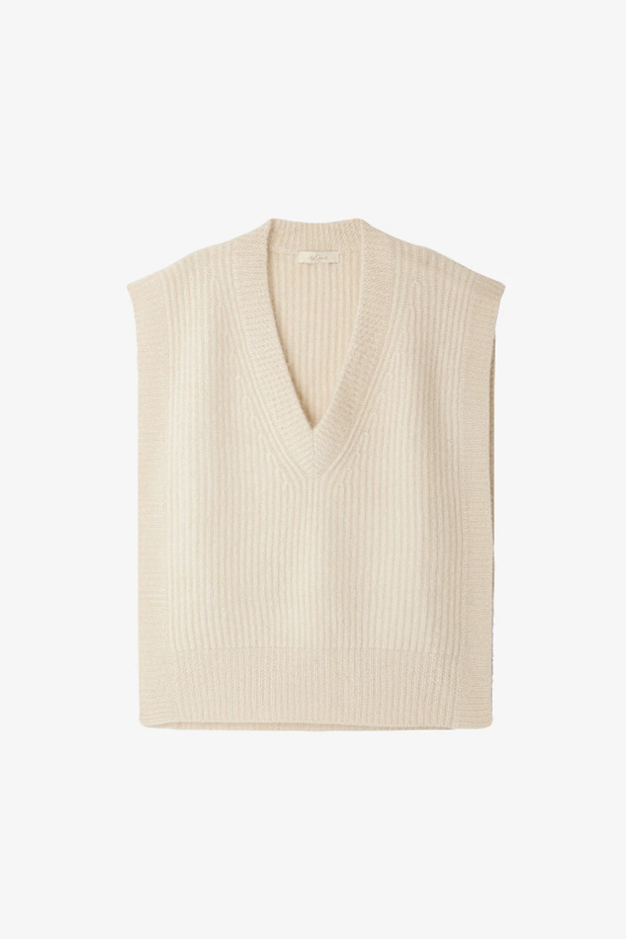 Gilet Mes Demoiselles in lana ivory wocca