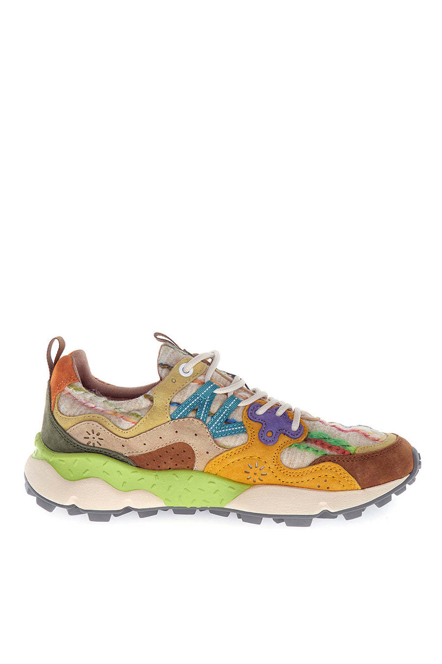Sneakers Flower Mountain mud warm orange taupe Yamano 3