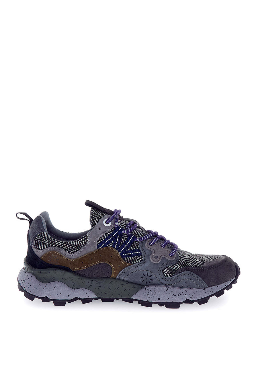 Sneakers Flower Mountain antracite dark grey black Yamano 3