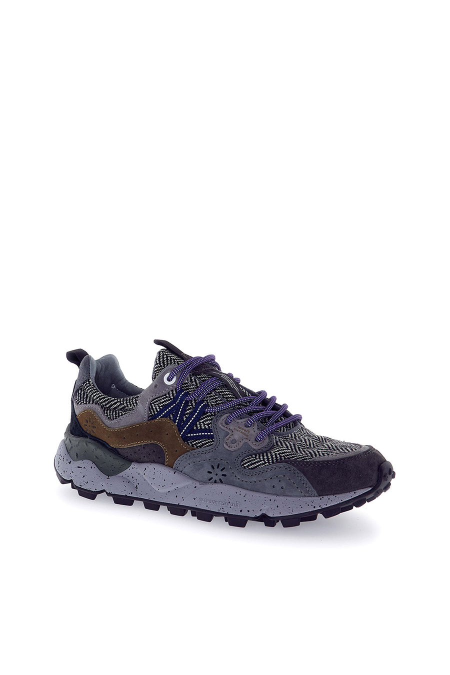 Sneakers Flower Mountain antracite dark grey black Yamano 3