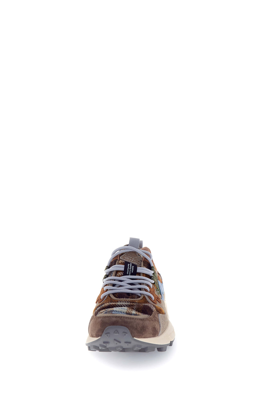 Sneakers Flower Mountain dark grey stone petrolio Yamano 3
