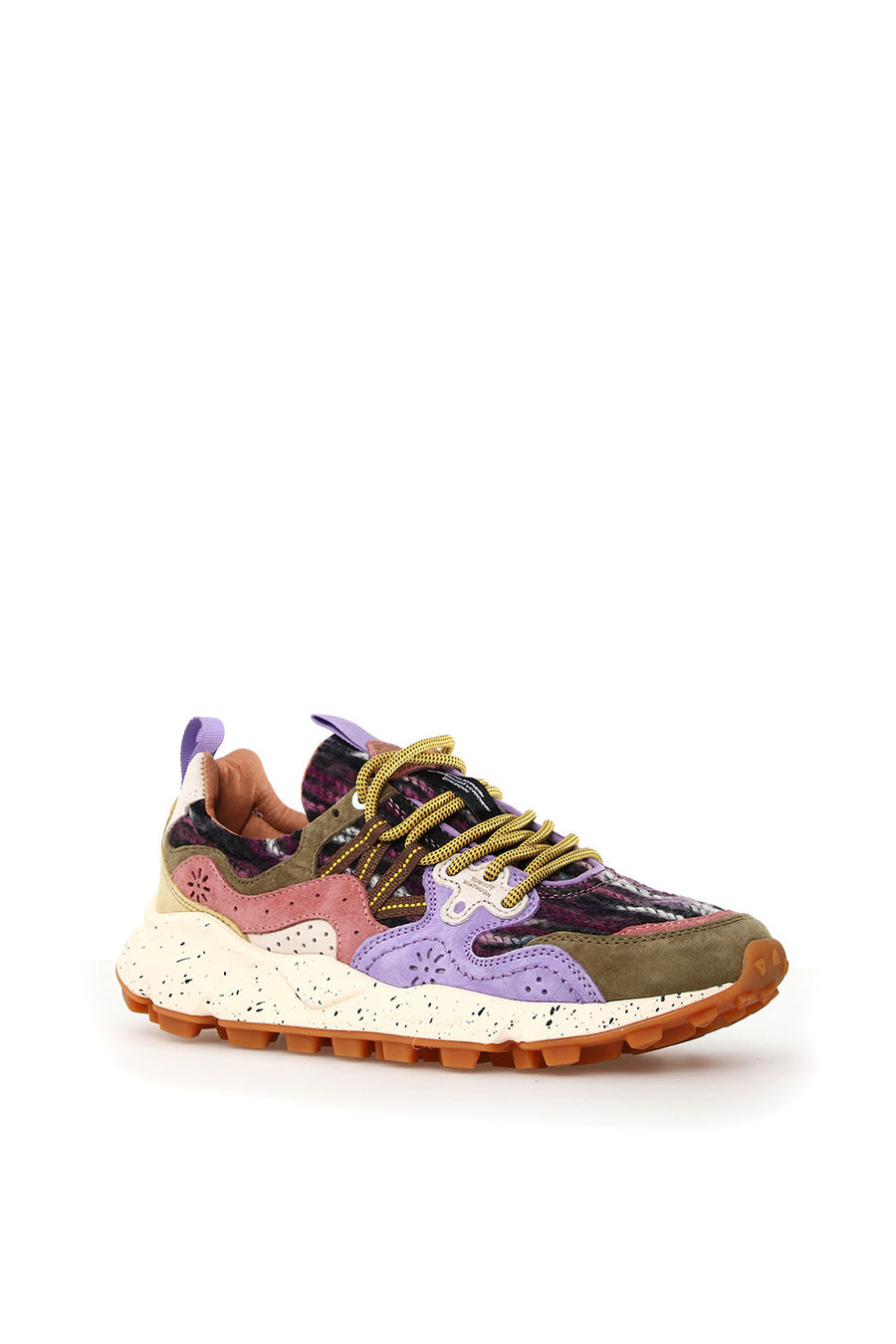 Sneakers Flower Mountain light brown violet Yamano 3