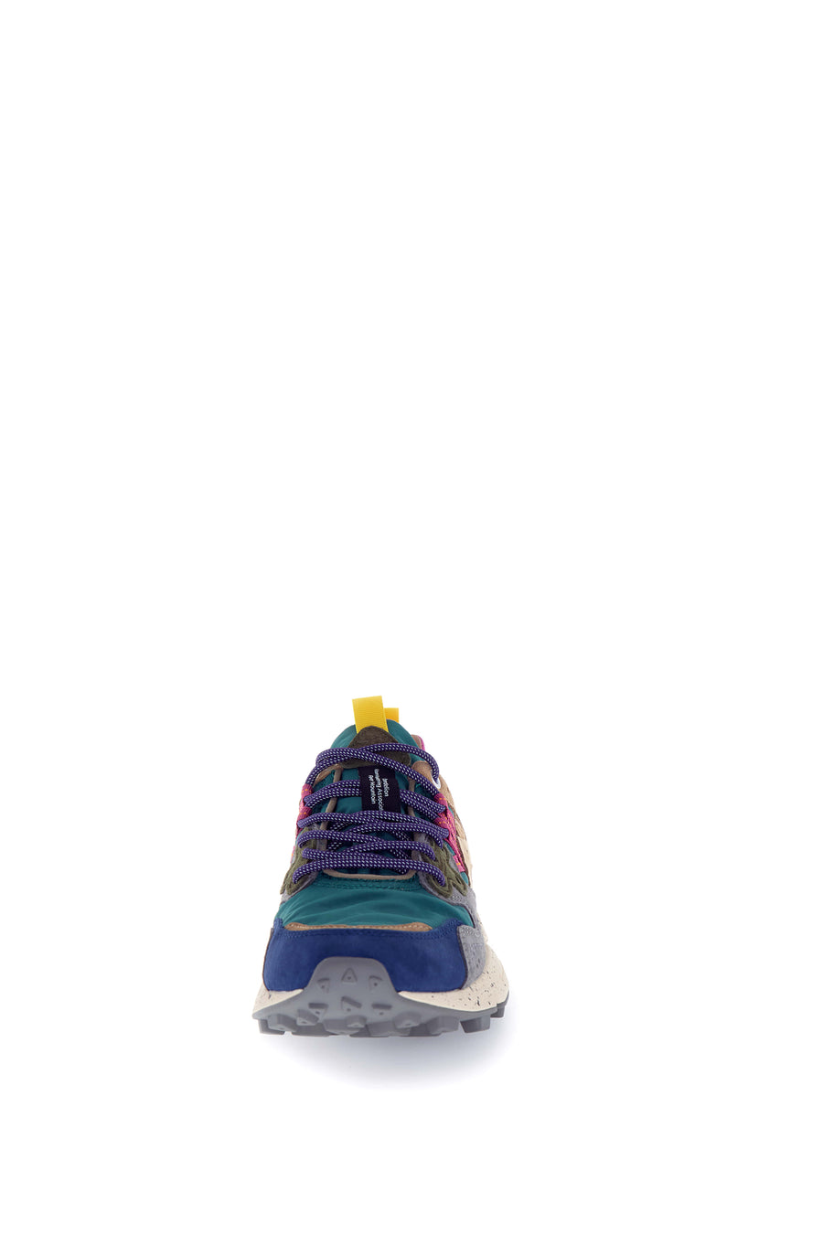 Sneakers Flower Mountain petrolio stone beige Yamano 3