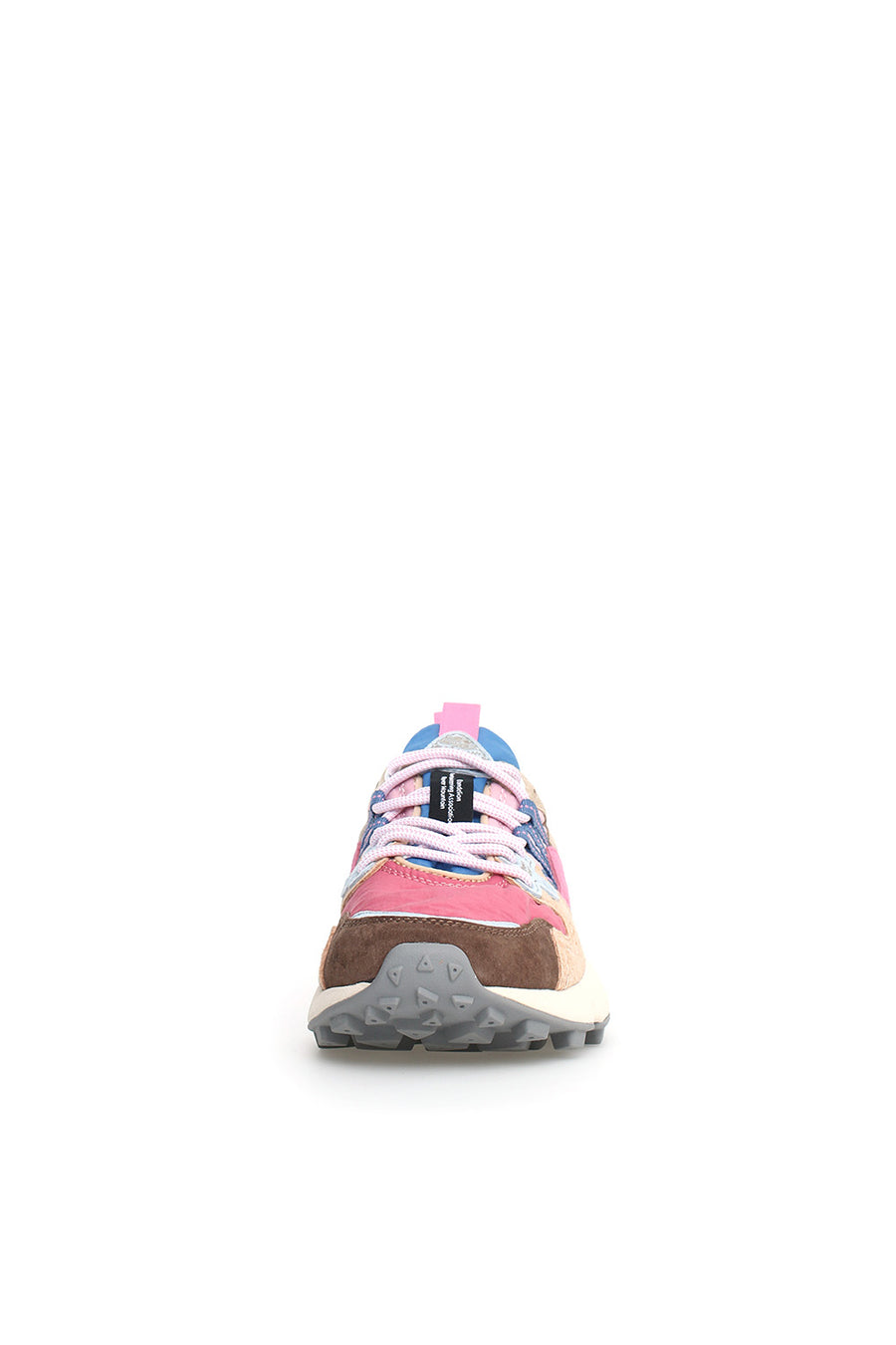 Sneakers Flower Mountain in suede e mesh rosa  Yamano 3