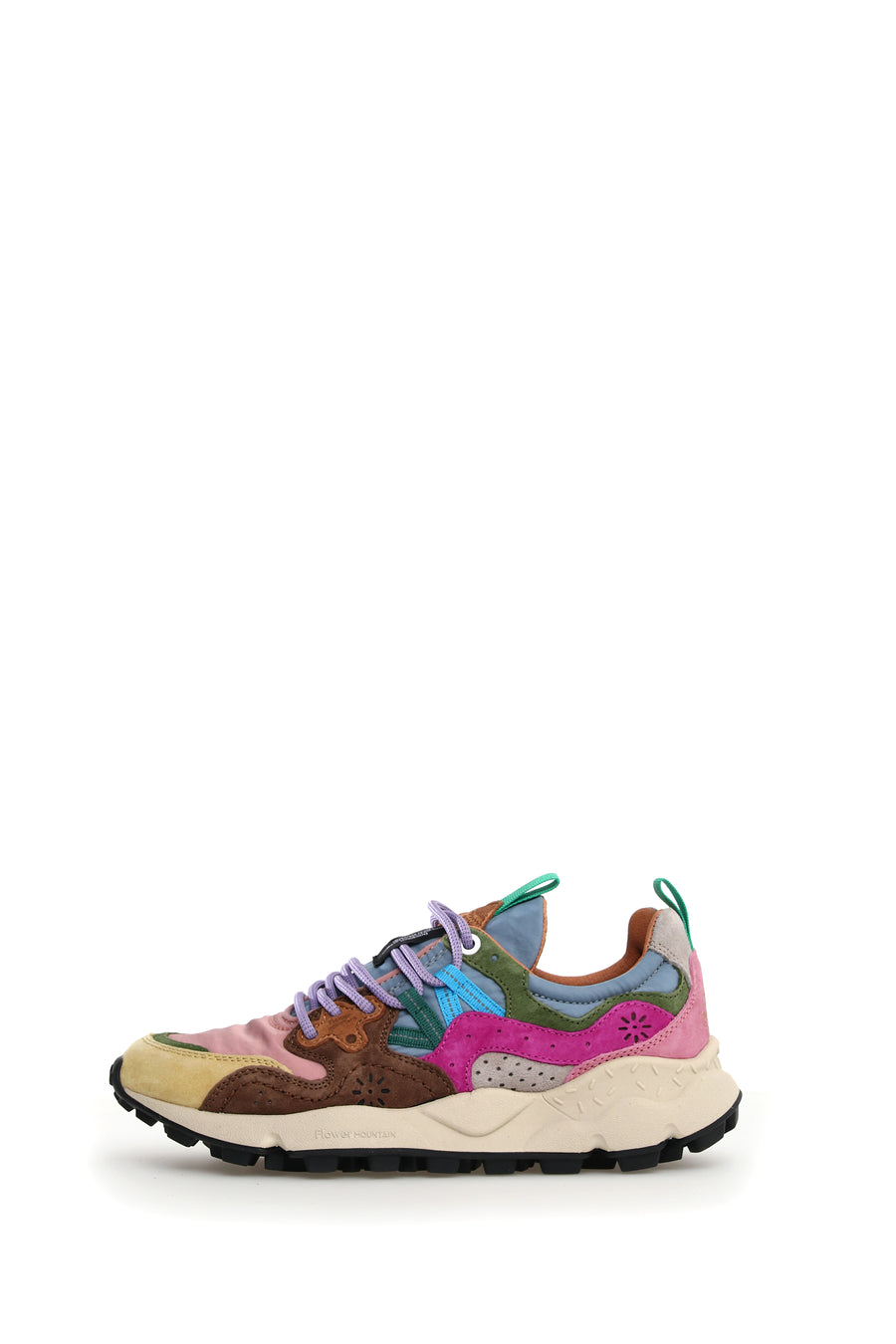 Sneakers Flower Mountain cream pink light brown Yamano 3