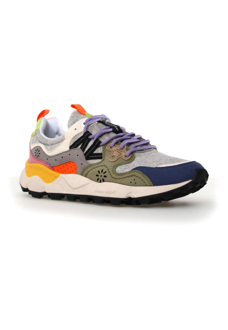 Sneakers Flower Mountain grey multi Yamano 3