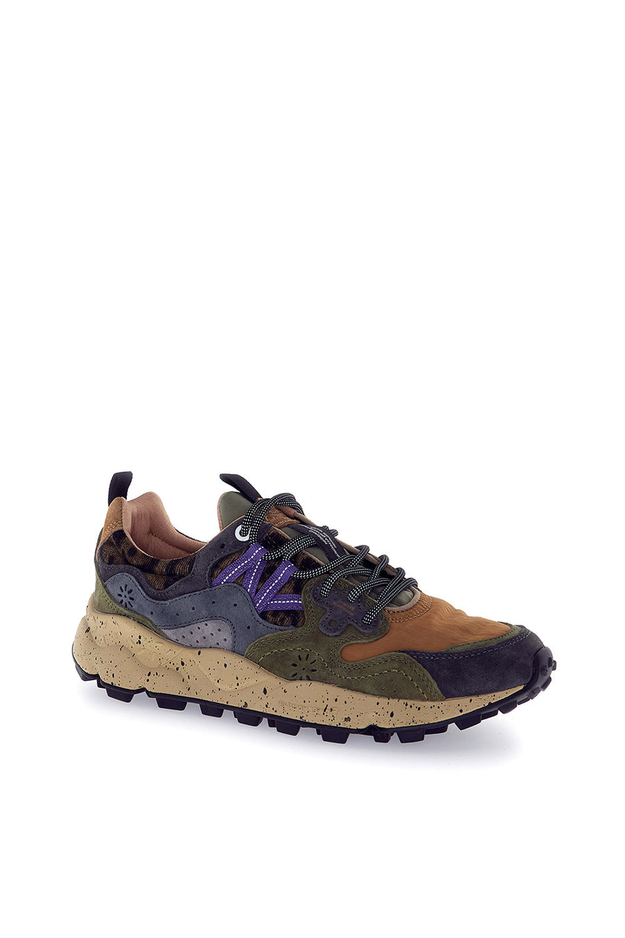 Sneakers Flower Mountain antracite dark grey mud Yamano 3