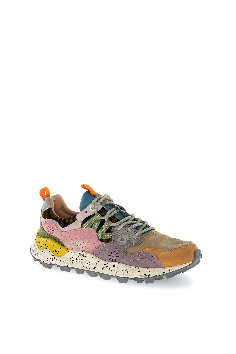 Sneakers Flower Mountain taupe milk mustard Yamano 3