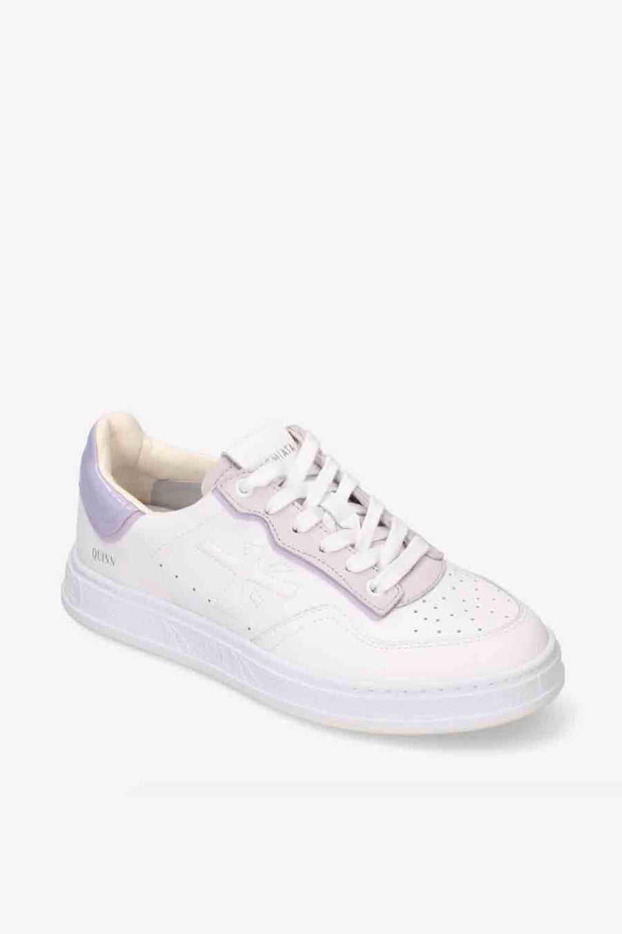 Sneakers Premiata color bianco e lilla quinnd 6322