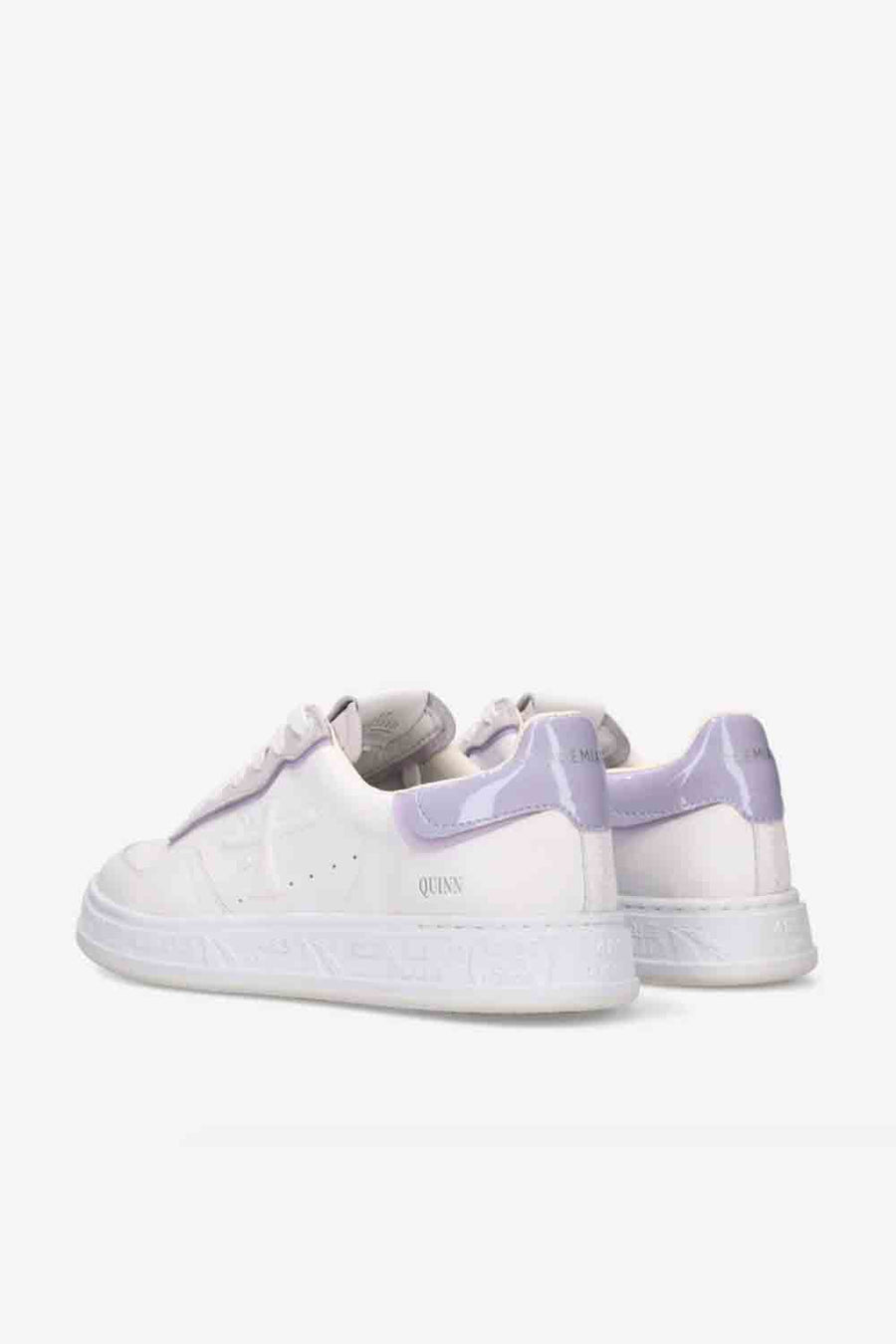 Sneakers Premiata color bianco e lilla quinnd 6322