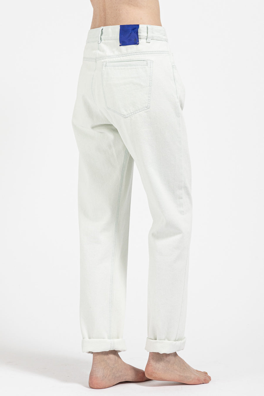 Pantalone Forte Forte in denim color bleach