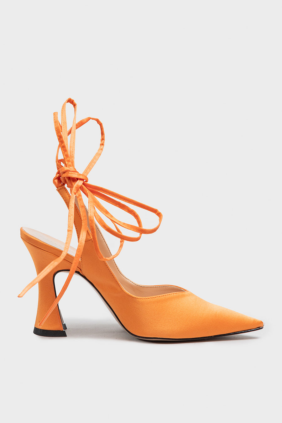 Sandalo Chanel da donna in tessuto arancione D988
