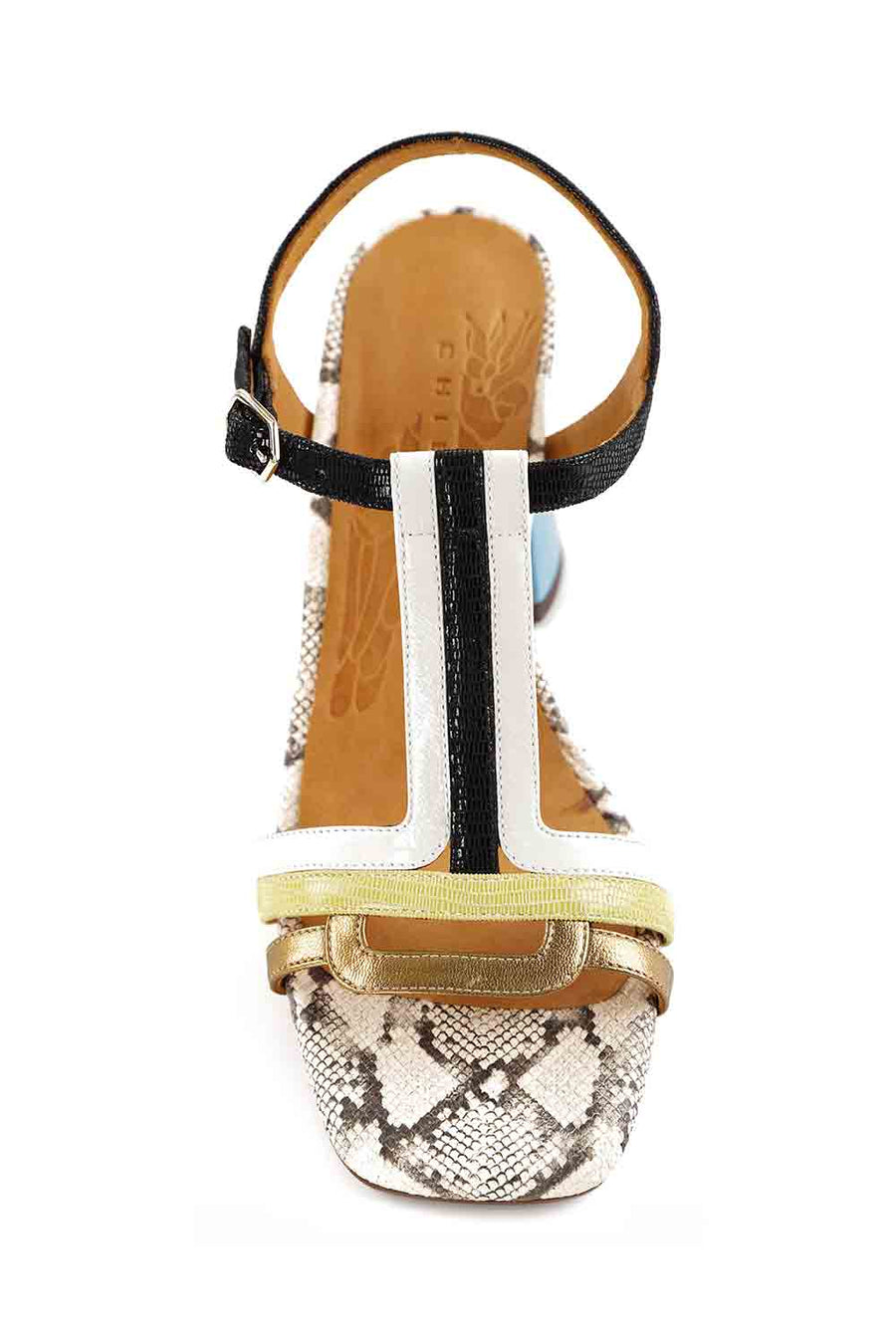 Sandalo Chie Mihara in pelle multicolor pinyata