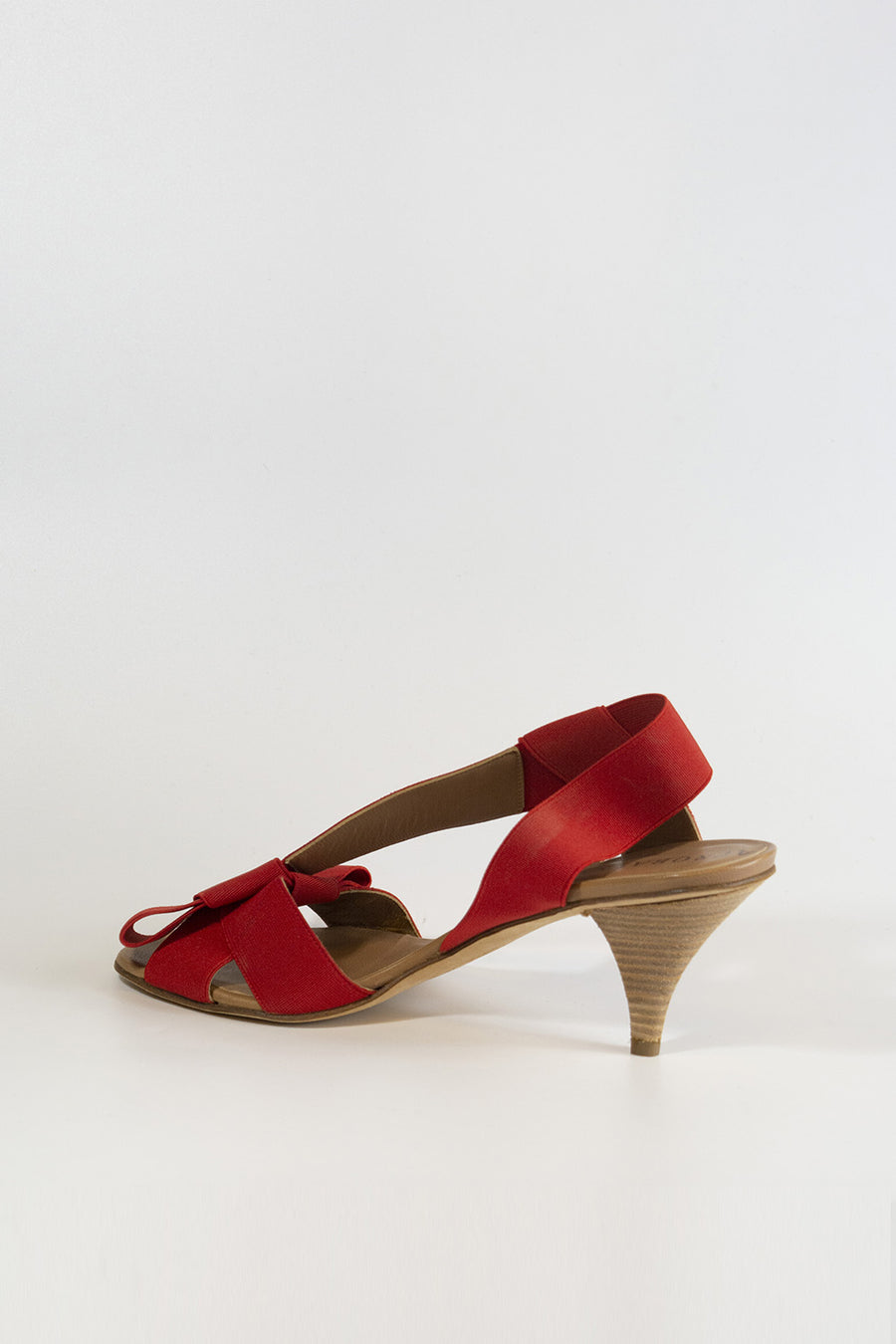 Sandalo Acrobats of God  da donna in elastico rosso