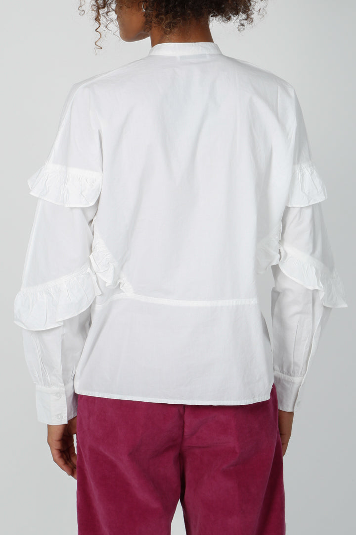 Camicia Roseanna da donna in cotone bianco