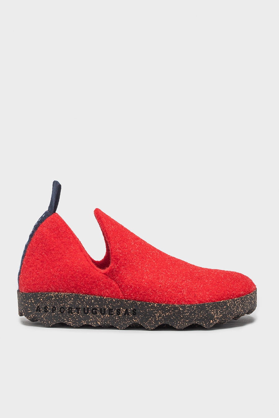 Sneakers da donna in lana rossa Footwear City