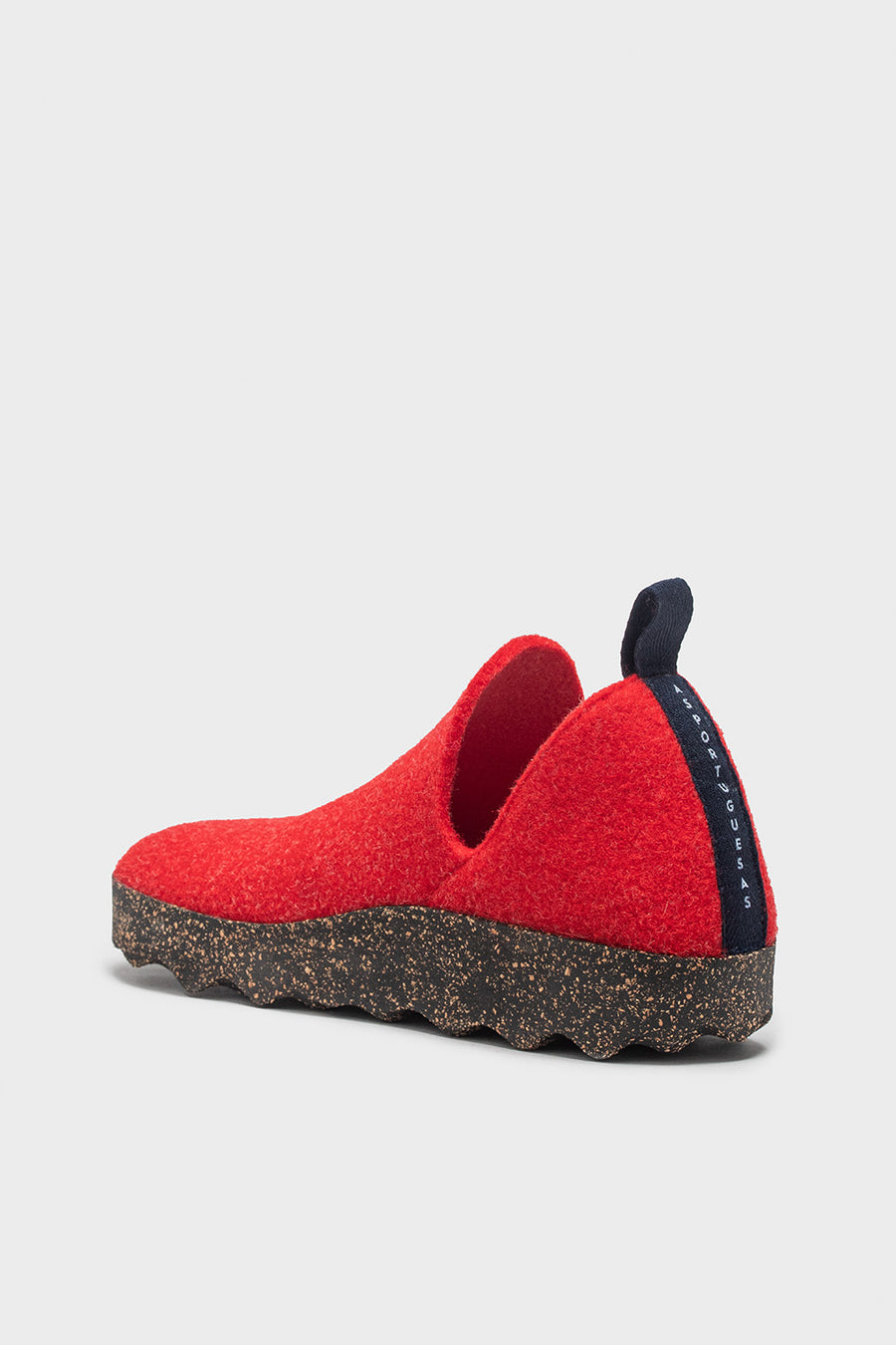 Sneakers da donna in lana rossa Footwear City