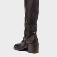 Stivale Fiorentini Baker da donna in pelle marrone neneh 21 Alexandra Roma